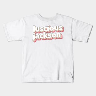 Luscious Jackson // 90s Style Fan Design Kids T-Shirt